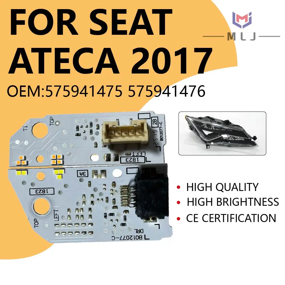 

575941475 575941476 для SEAT Ateca KH7 2017 чип «ангельский глаз» светодиодный чип для фар DRL плата B012077-C B012078-C автомобильные аксессуары