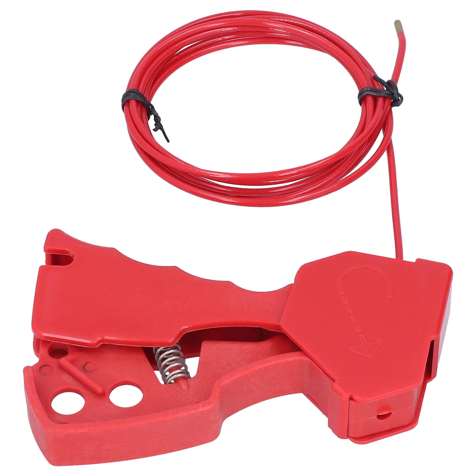 High Temp Corrosion Resistant Nylon Adjustable Safety Cable Lockout With Steel Wire For Industrial Energy Isolation Locking view 5
