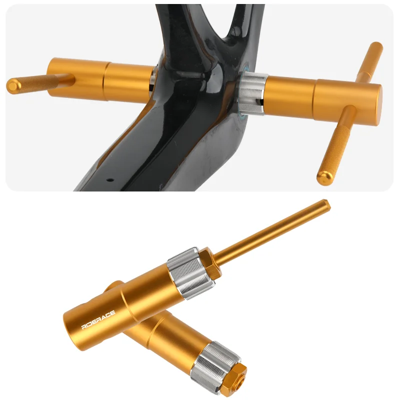 AliExpress riderace Bicycle Bottom Bracket Thread Tapping Tool High Strength Steel BC 1.37X24T MTB Road Bike Frame BB Thread Tap Repair Tools Kit