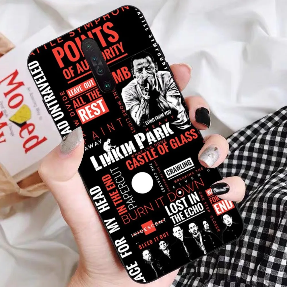 Band L-Linkins Cool P-Parks Phone Case For Redmi 5 6 7 8 9 10 Plus Pro 6 7 8 9 A GO K20 K30 K40 Pro Plus F3 Fundas