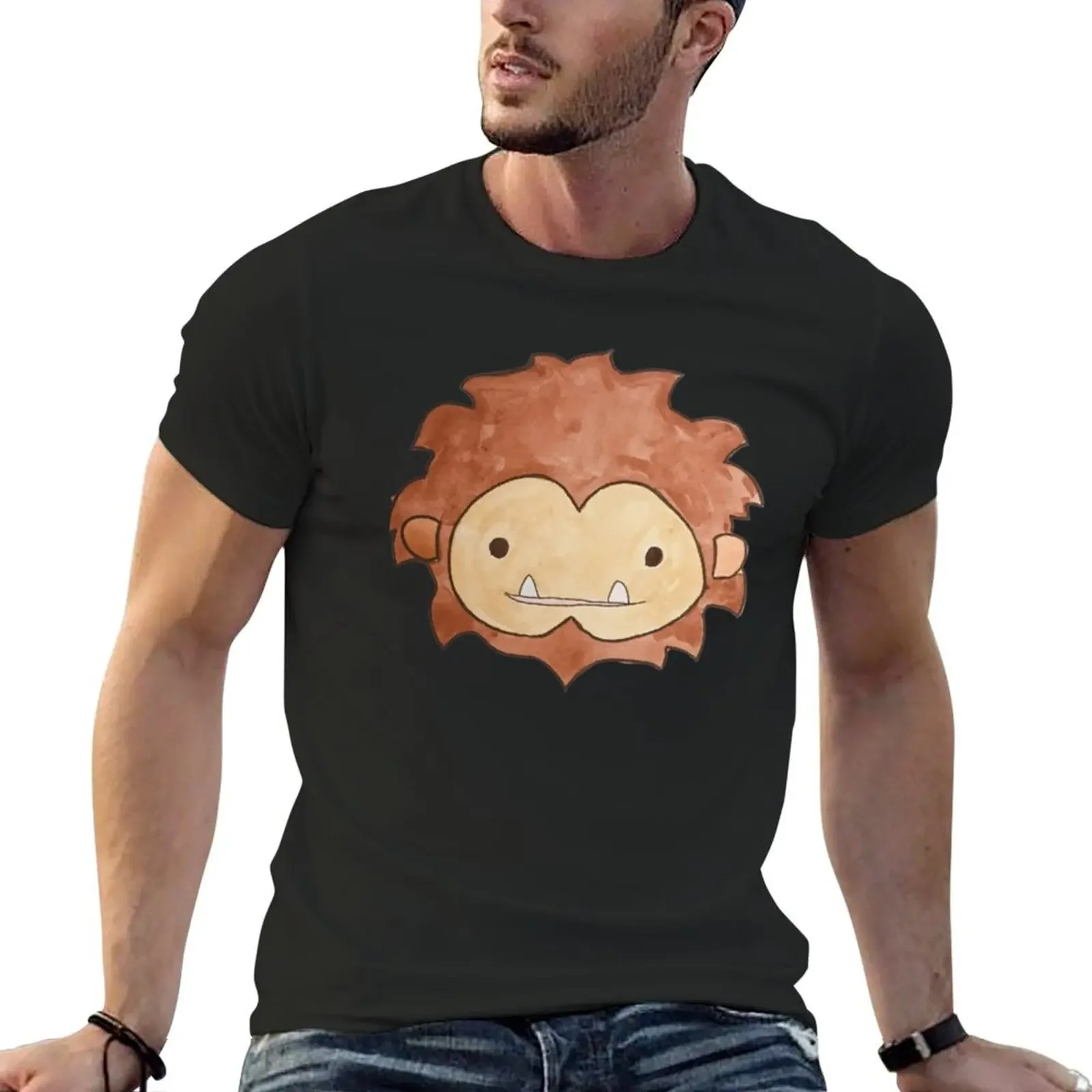 Sneaky Sasquatch Big Head T-Shirt heavyweights sublime hippie clothes cute clothes Men's cotton t-shirt