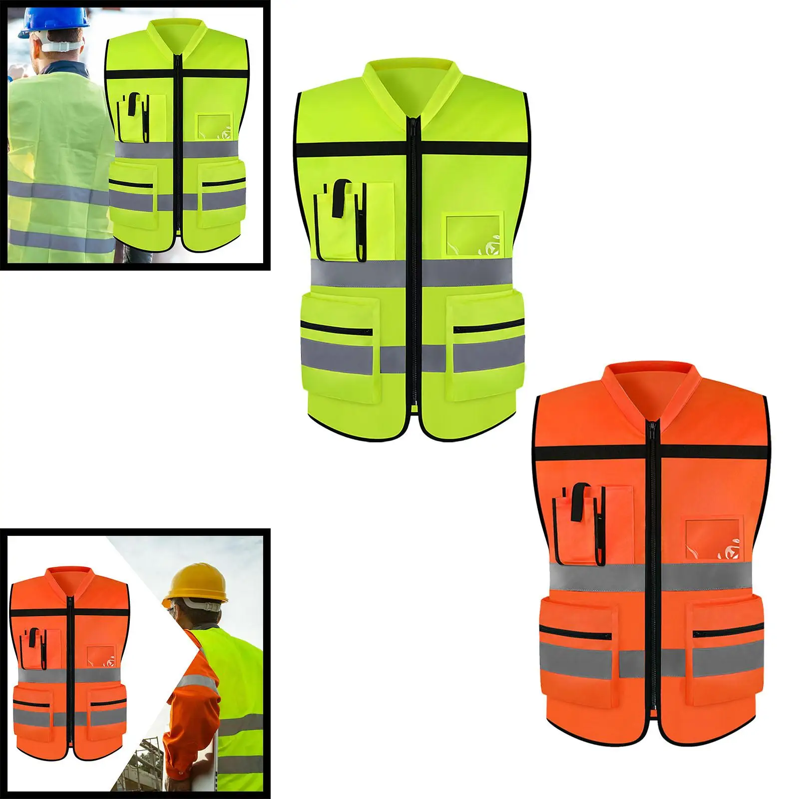 Reflective Safety Vest High Visibility Safety Vest for Dog Walking Cycling