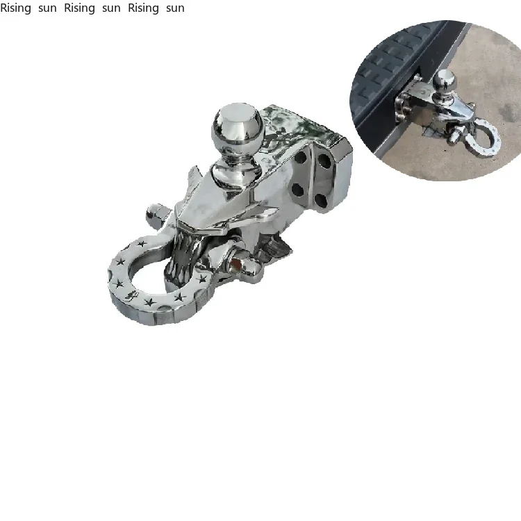 Hitch Receiver Trailer Towing Hanger Pull Ring Tow Hitch Trailer Tow Hook for for Prado Land Cruiser LC250 2024 2025