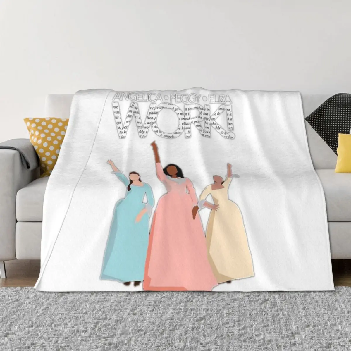 

sisterhood Throw Blanket Camping Bed covers Plush Furry Blankets