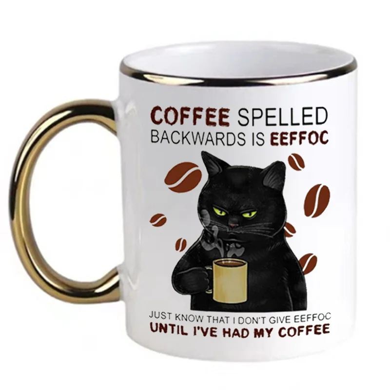 Cat Coffee Mugs with Coworker Office Lady, Meeting Cups Home Decal, Lawyer, Doctor, Teacher, Engineer, Teaware, Drinkware