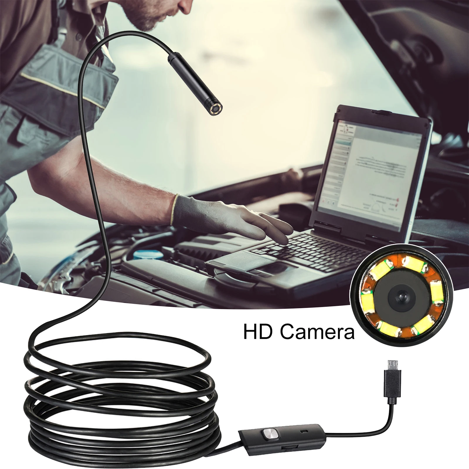 : Endoskop i narzędzie do wykrywania wad