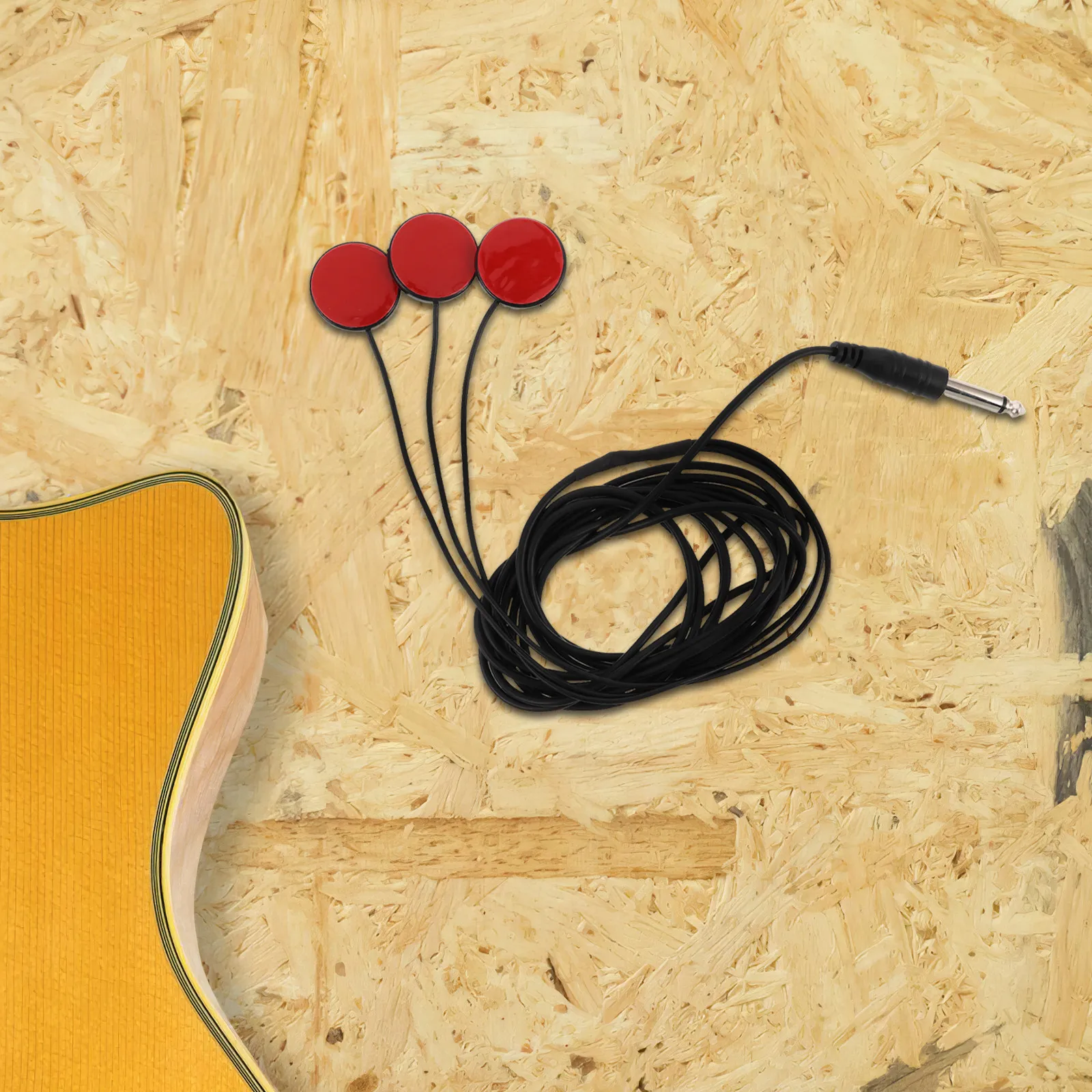 Acoustic Guitar Pickup 6.35 Plug Passive Adhesive Soundhole Pickup No-Drill Installation Clear Sound Capture for Ukulele Folk - view 6