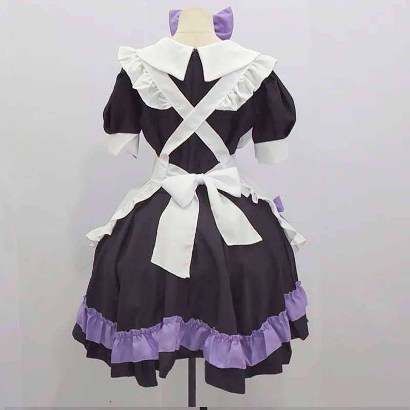 Dolce ragazza cameriera set cameriera giapponese cosplay uniforme set vestito da prestazione caffè giapponese cameriera carina lolita kawaii vestito estivo