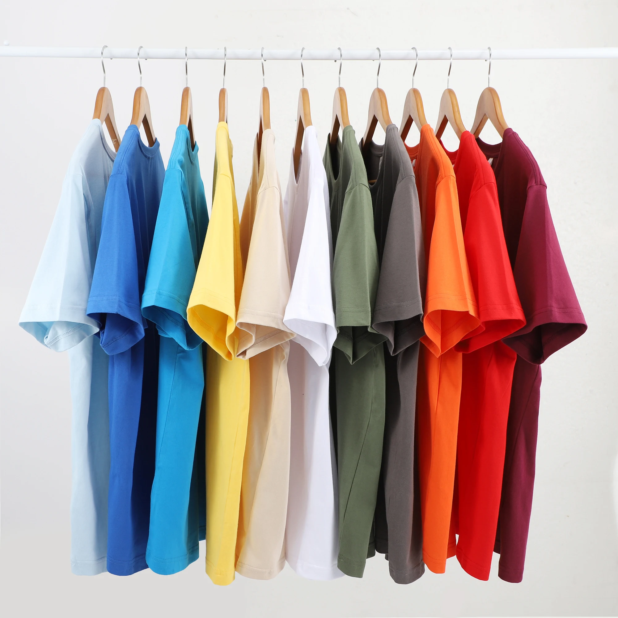 100% Cotton Unisex T Shirt Your Customized Printed Logo White T-Shirt Men Fashion Loose Top Tees Women Clothes Plus Size 5XL