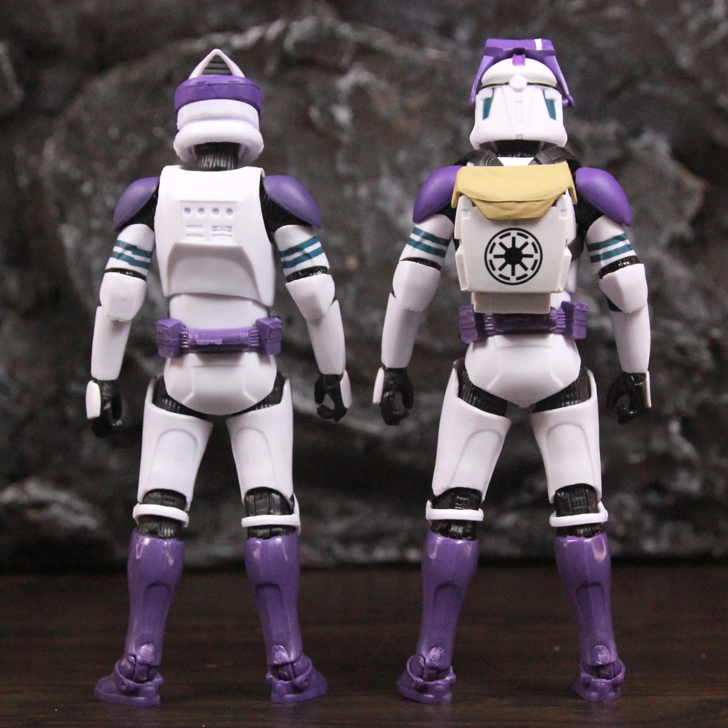 Neuer Körper 187th Legion Purple Phase II P2 ARF Trooper Commander Scout 6" Actionfigur Mace Windu Republic Grand Army Clone Toys
