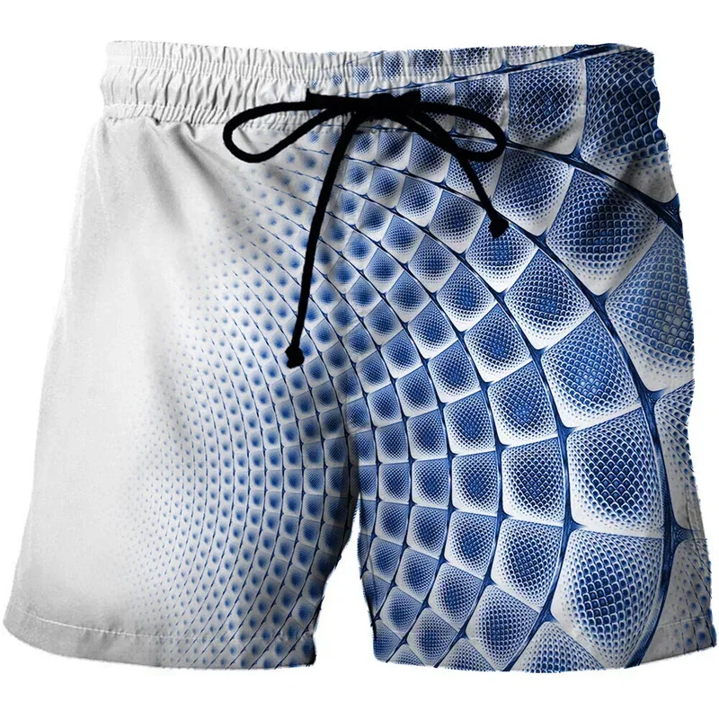 Men Boxer Short Pants 3D Print Paisley Geometric Swim Trunks Summer Casual Surf Board Shorts Hawaii Beach Shorts Gym Ice Shorts