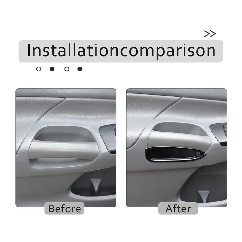 2PCS Parts Accessories For Toyota Tacoma 2005-2015 Car Door Side Storage Box, Door Handle Armrest Tray Organizer Accessories image 5