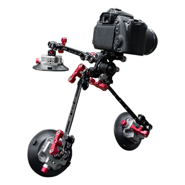 Original Aluminum Alloy Car Suction Cup Mount Camera Accessories for DSLR Camera Tripod Gimbal Stabilizer