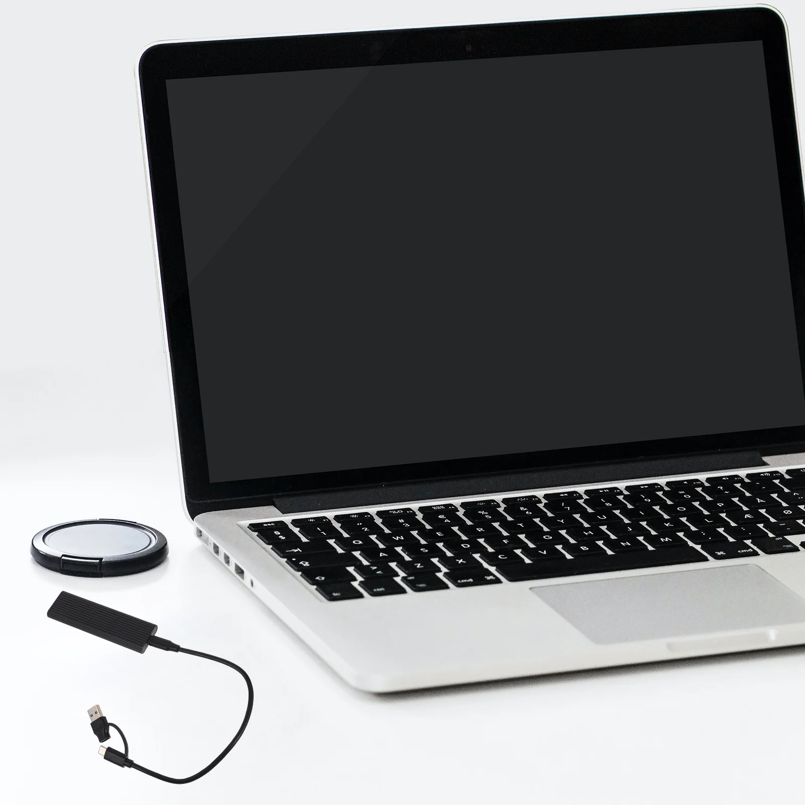 1 مجموعة Ssd الضميمة الألومنيوم حالة B + مفتاح نوع C Usb 3.1 محول محرك الحالة الصلبة الخارجية عالية السرعة المزدوج #4