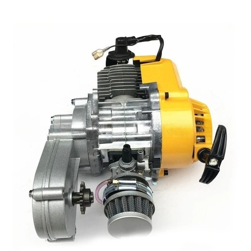 Mini motorcycle parts 2-stroke improved version 49CC single-cylinder air-cooled engine new model