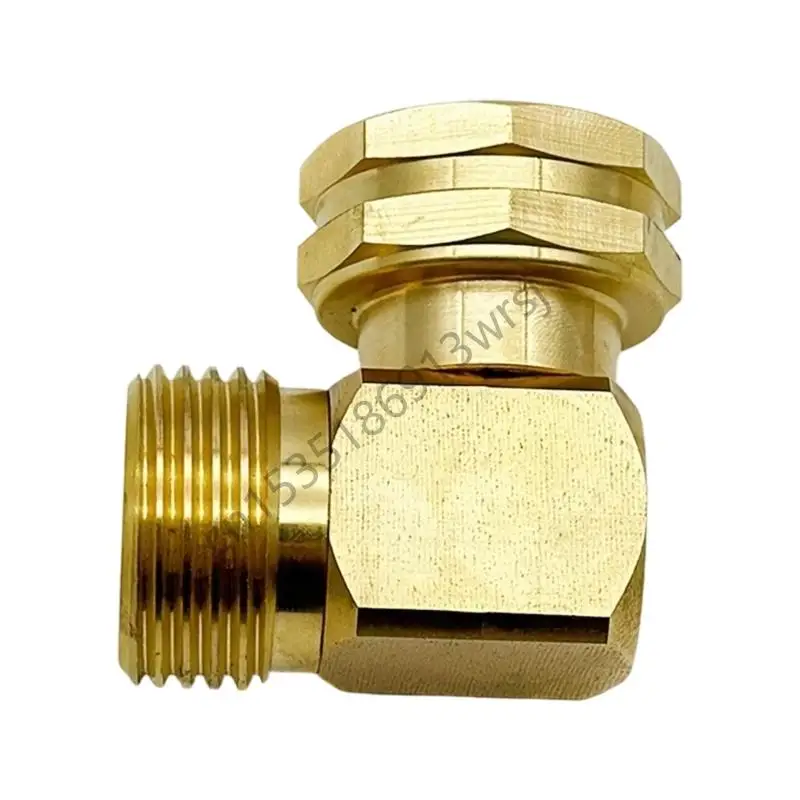 

G5GB Corrosion Resistant Copper Elbow 90 Degree Hose Elbow Connector 3/4Inch GHT Thread Leakproof Pipe Fittings