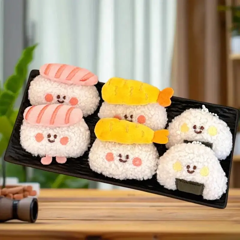 دعوة أفخم السوشي المفاتيح الغذاء حقيبة Mimic سحر شنقا ديكور رائعتين دمية قلادة هدية.