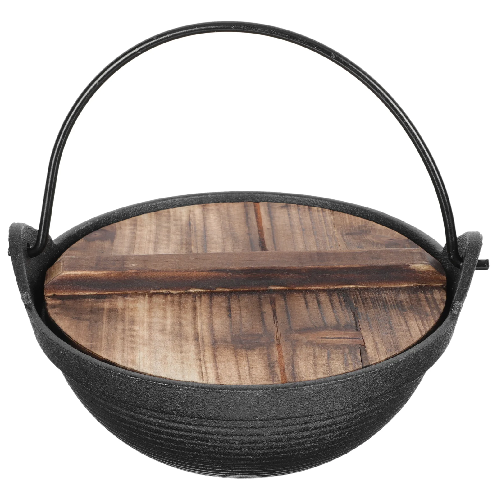 

Japanese Hot Pot Ramen Iron Hanging Japanese-style Picnic Cookware Small Wood Cooking Outdoor Saucepan Good Quality