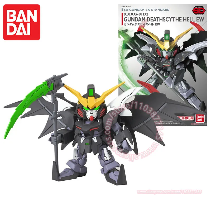 BANDAI SD EX-STANDARD 012 SDEX XXXG-0ID2 GUNDAM DEATHSCYTHE HELL EW Assembly Mold Peripheral Toys Children's Birthday Gift