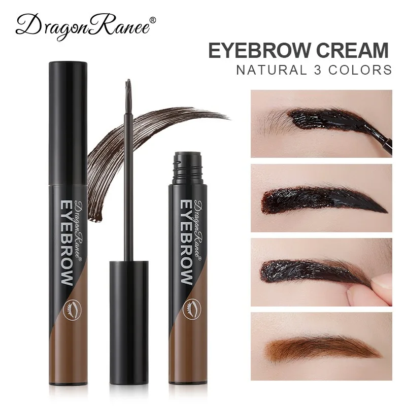 Tearable Eyebrow Dyeing Cream For Women Waterproof And Non Fading Eyebrow Dyeing Liquid For Eyebrow Makeup Beginners