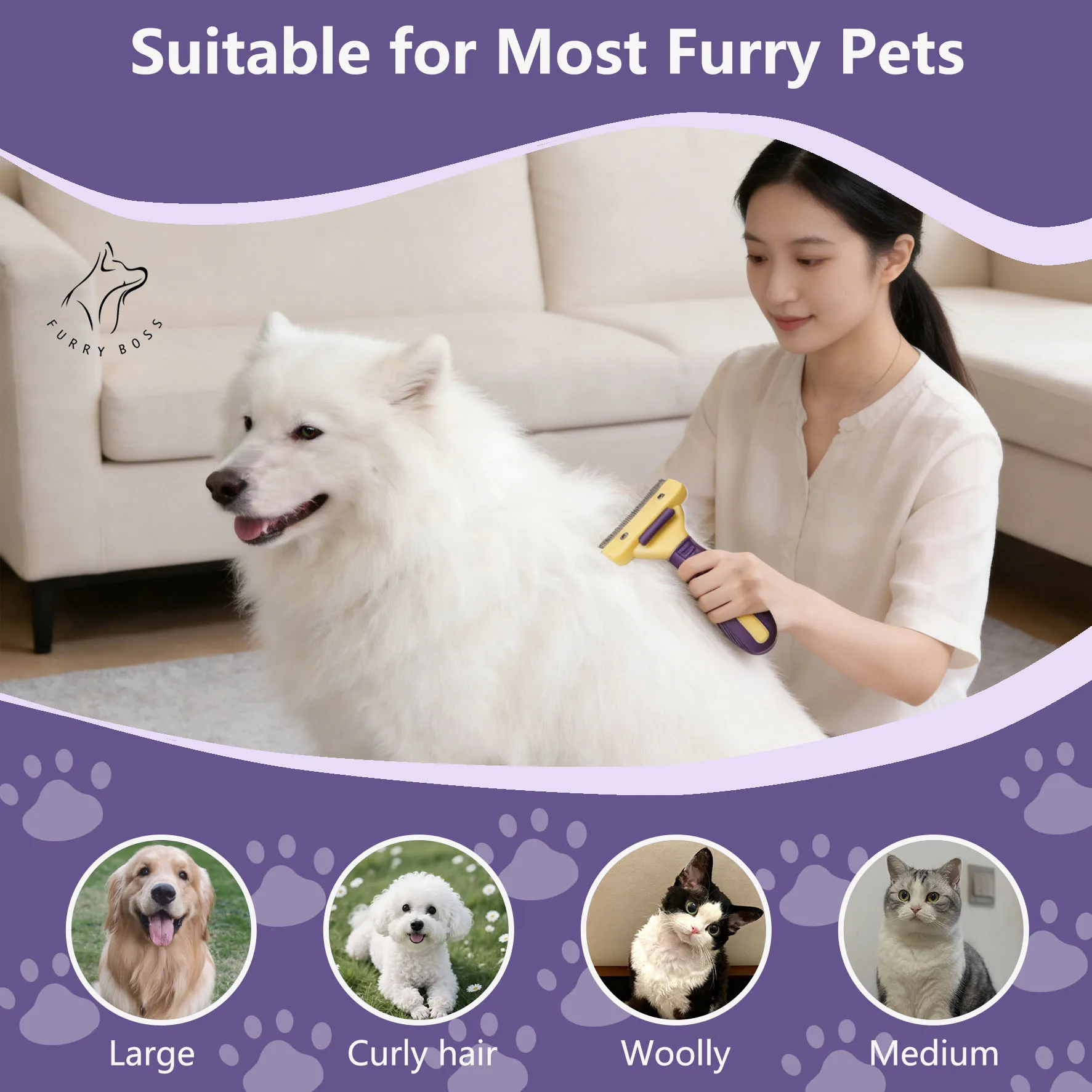 Thumbnail 3 - #78 Best Pet Grooming Brushes to Buy In 2026