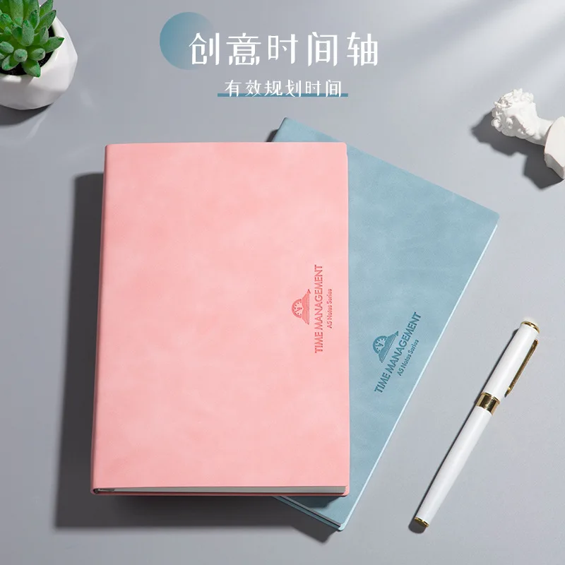 

2024 Creative A5 Undated Notebook Timeline Planner Schedule Daily Plan for Schedule University Postgraduate Examination Calendar