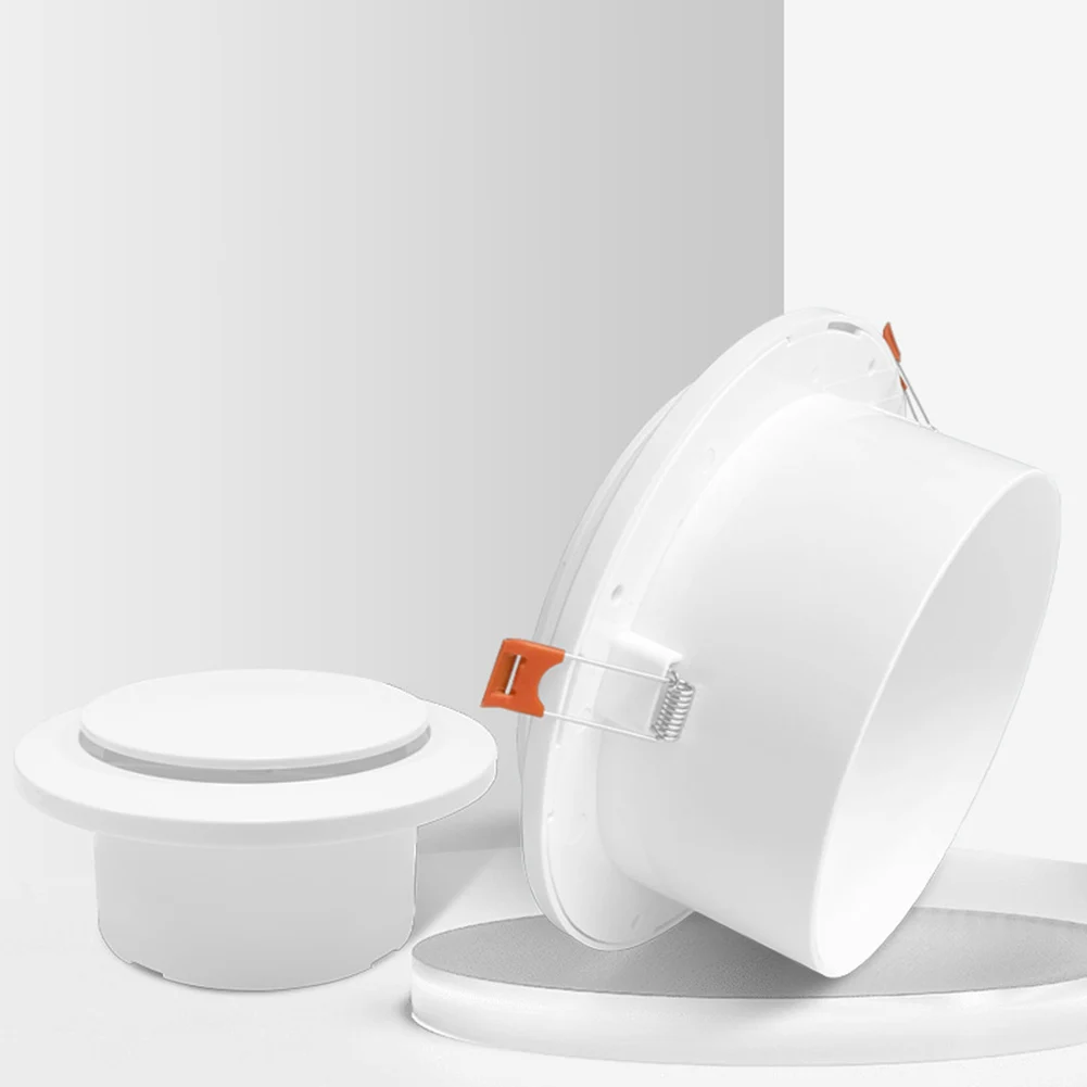 Exhaust Hood Air Vent Adjustable Panel Removable Mesh Screen Ventilation Cover ABS Ceiling Diffuser With Lock-Clip