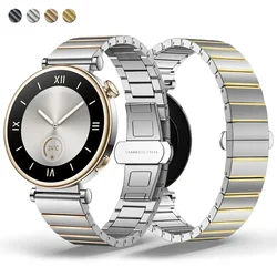 18mm 20 22mm Stainless Steel Band for Huawei Watch GT 4 41mm 3 pro 46mm for Samsung Galaxy 45/6 S3 Strap for Amazfit 47 Balance