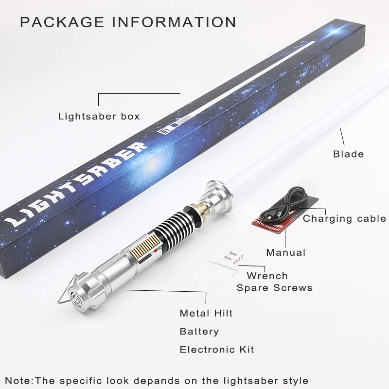 TXQSABER Luke Lightsaber Neo Pixel Proffie Smooth Swing Skywalker Jedi Cosplay Force Blaster Laser Saber ROTJ EP6 Replica