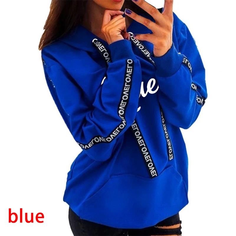 New Fashion Women's Printed Hooded Sweater Casual Loose Hoodie Personalized Printing Hoodie for Women