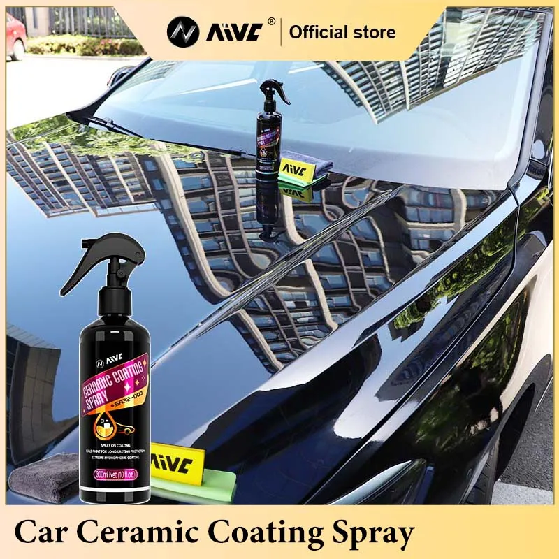 Auto Nano Keramische Coating Spray Wax Polijstvloeistof Hoge Bescherming Hydrofobe Kristalcoating Krasreparatie Autodetaillering