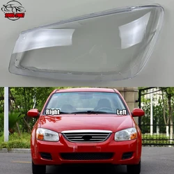 For Kia Cerato 2005 2006 2007 Transparent Lampshade Front Headlight Shell Headlamp Cover Lens Plexiglass Auto Replacement Parts