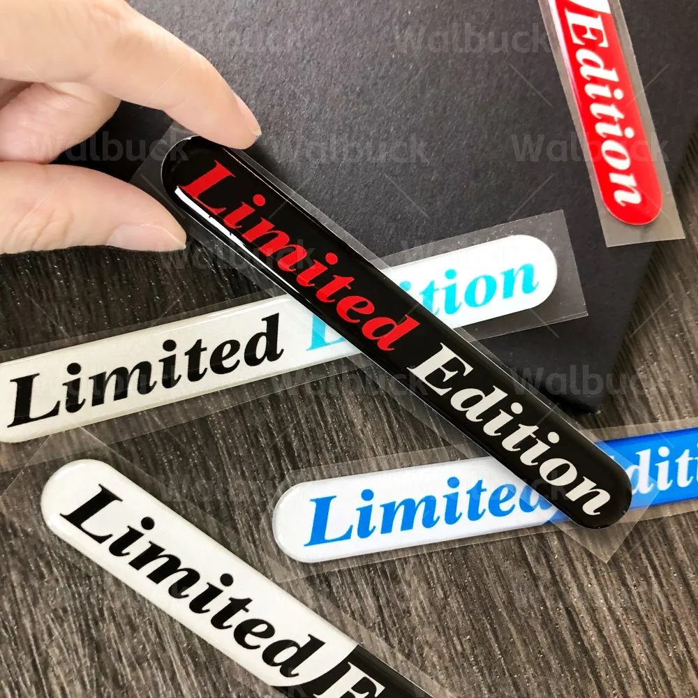Auto Motorcycle Racing Sport Emblem Decal Reflective Decoration Rear Trunk Side Fender Waterproof Decal Limited Edition Sticker