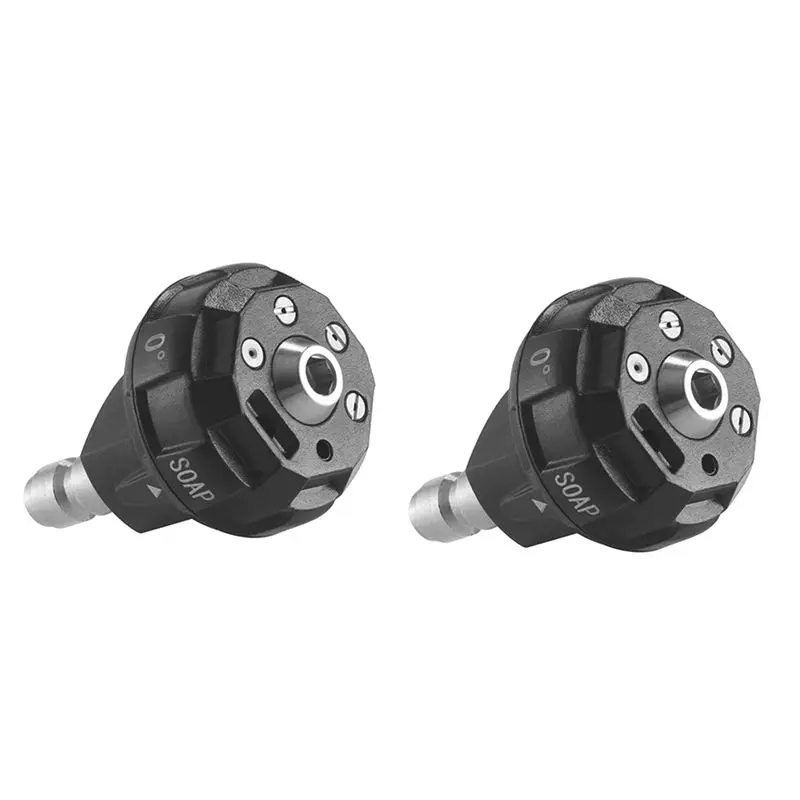 ABKS-2X Pressure Washer 6-In-1 Spray Nozzle Tip,Quick Change And Easy Adjustable Patterns,1/4In Quick Connector Max 4000 Psi