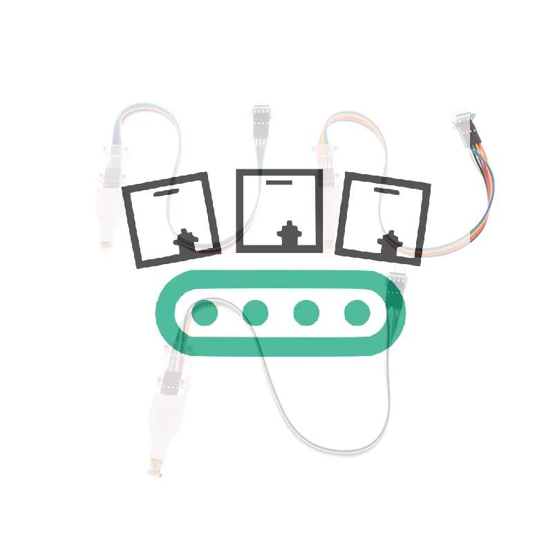 1pc Sop8/W-son Chip Download Burn Write Probe Spring Needle Flash Eeprom Chip Burner Cable