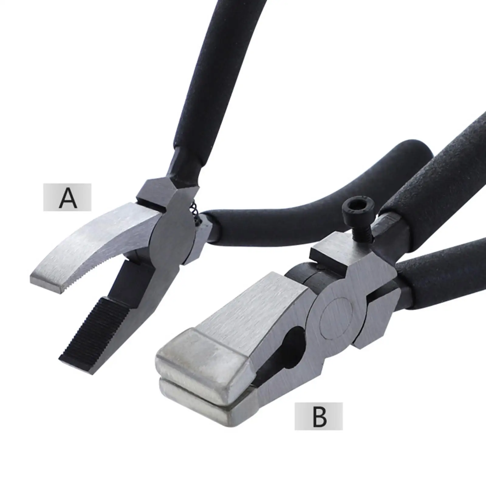 Glass Cutter Tool Glass Breaking Pliers High Carbon Steel Adjustable Trimming