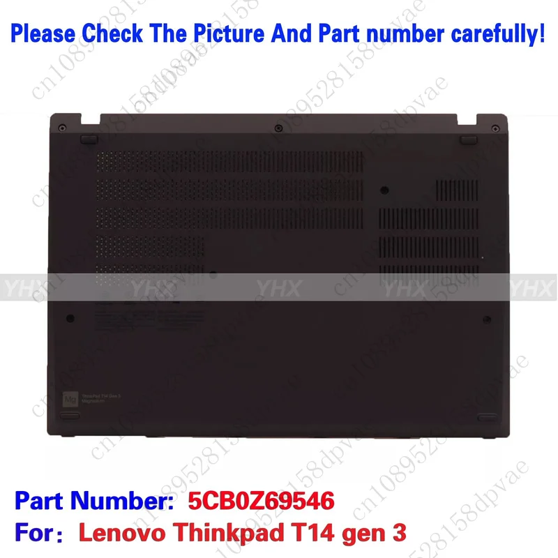 

GYX New For Lenovo Thinkpad T14 gen 3 Bottom Cover Lower Case Back Shell 5CB0Z69546.