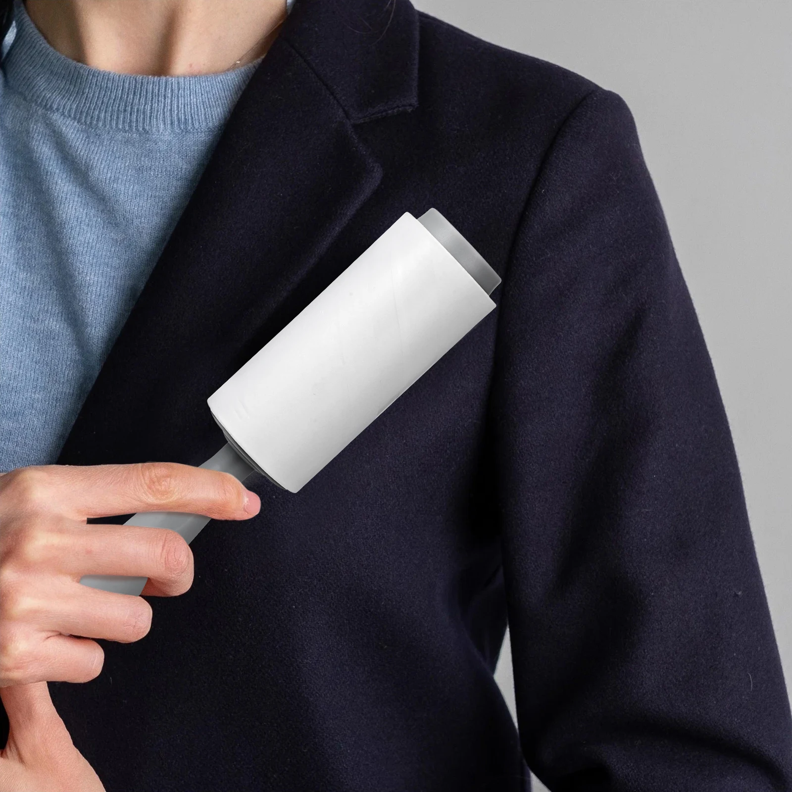 

Lint Roller Storage Secret Compartment Hidden Plastic Container for Cash Keys Valuables White Portable Safe Box