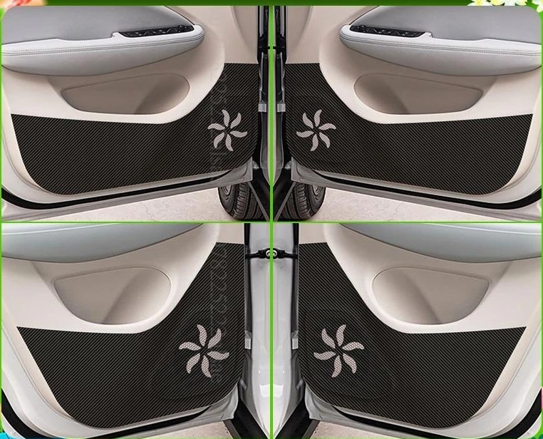 Door Anti-Kick Pads High-Density Leatherette Scratch-Resistant Easy Clean Non-Slip Protective Mats  for Leapmotor T03