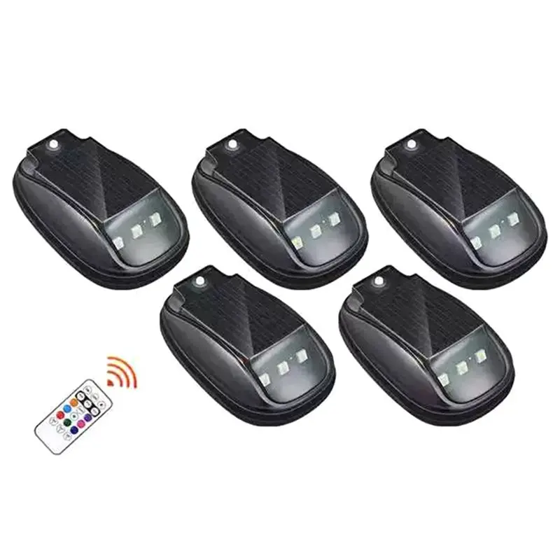 

Reliable-Solar Car Roof RGB Strobe Light, 2026 Model-Waterproof, 8 Color Options, Remote Control, Wireless LED