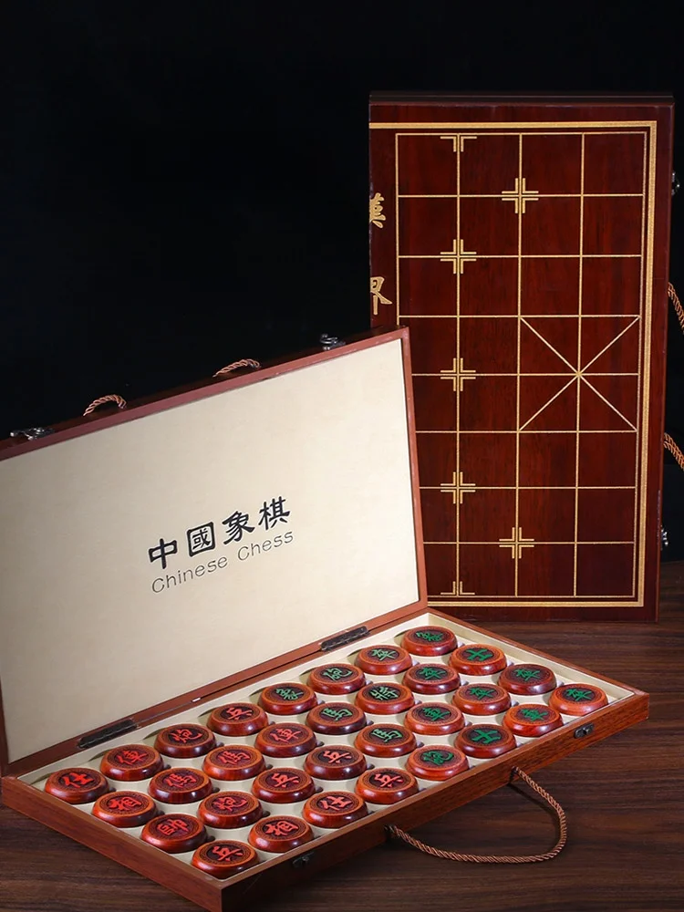 large-size-rosewood-chess-set-complete-portable-folding-chessboard-wood-chess-pieces-high-end-chinese-chess-board-game