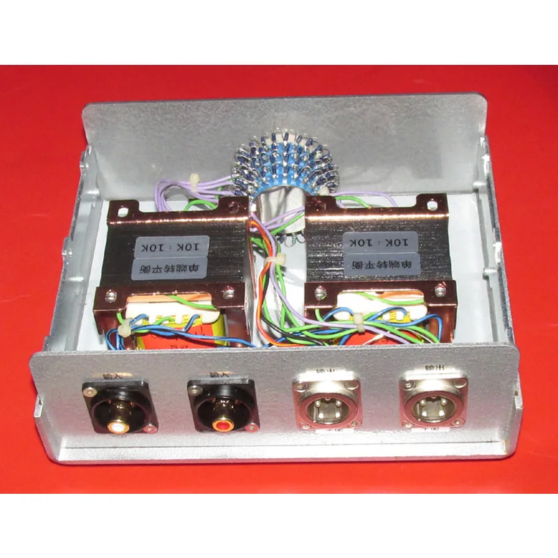 10K: 10K 5W audio transformer, can pass 30MA current. RCA to RCA, XLR to RCA, RCA to XLR passive preamplifier