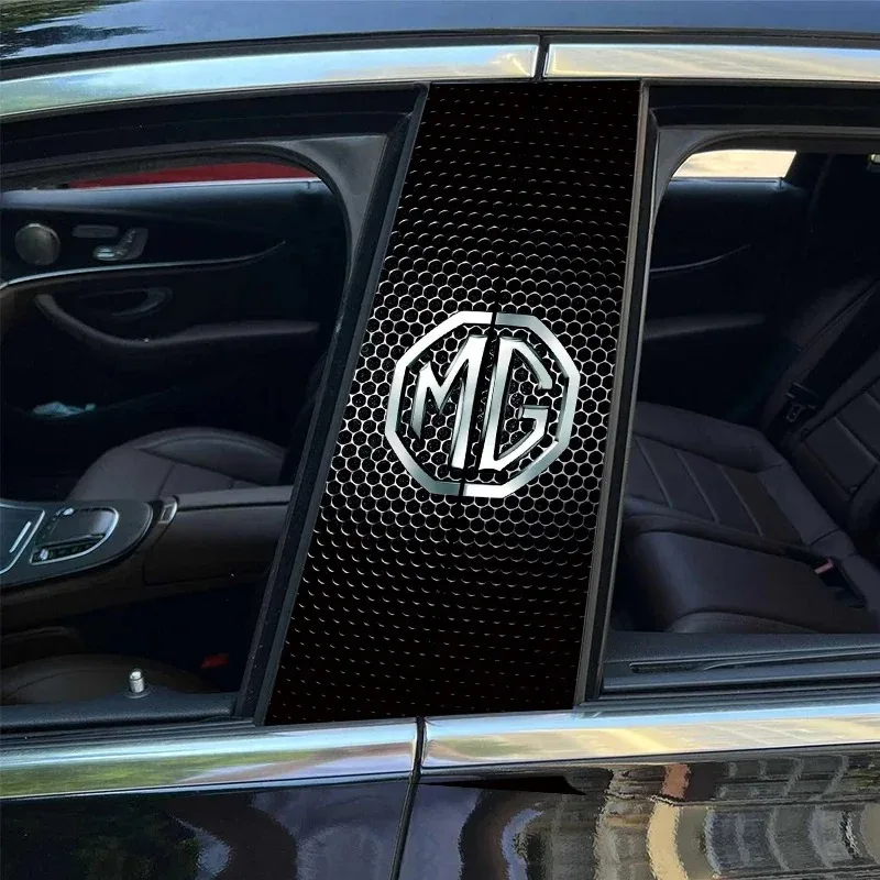 Car B Pillar Sticker Anti-Scratch Waterproof UV Resistant For MG ZS MG4 EV MG HS MG3 MG5 EV Marvel R MG ONE Car Exterior Parts
