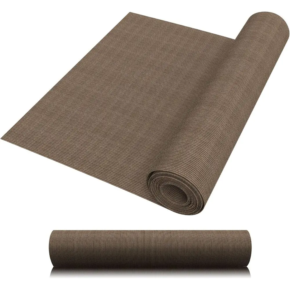 95% UV Block Outdoor Sun Shade Fabric Roll for Privacy and Protection in Brown