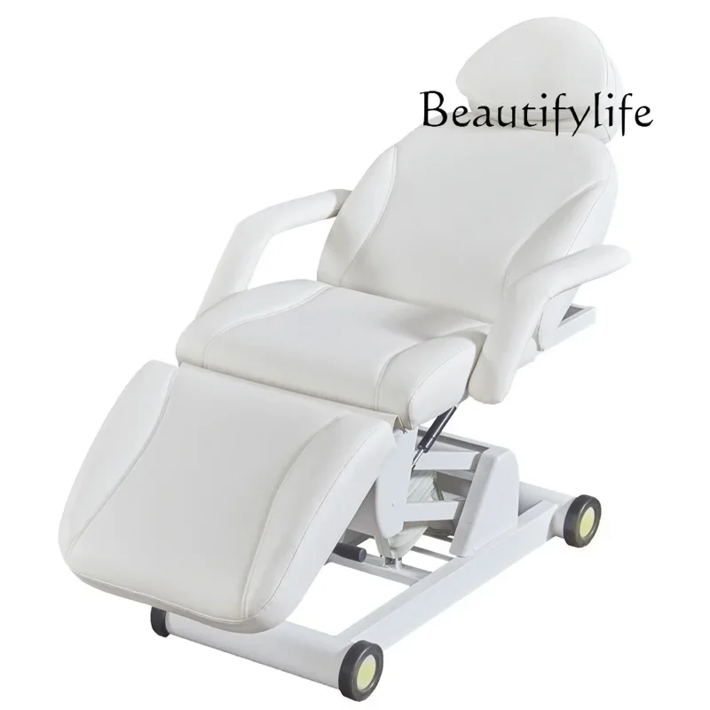 Light luxury intelligent electric beauty bed massage embroidery bed beauty salon special multi-functional beauty bed