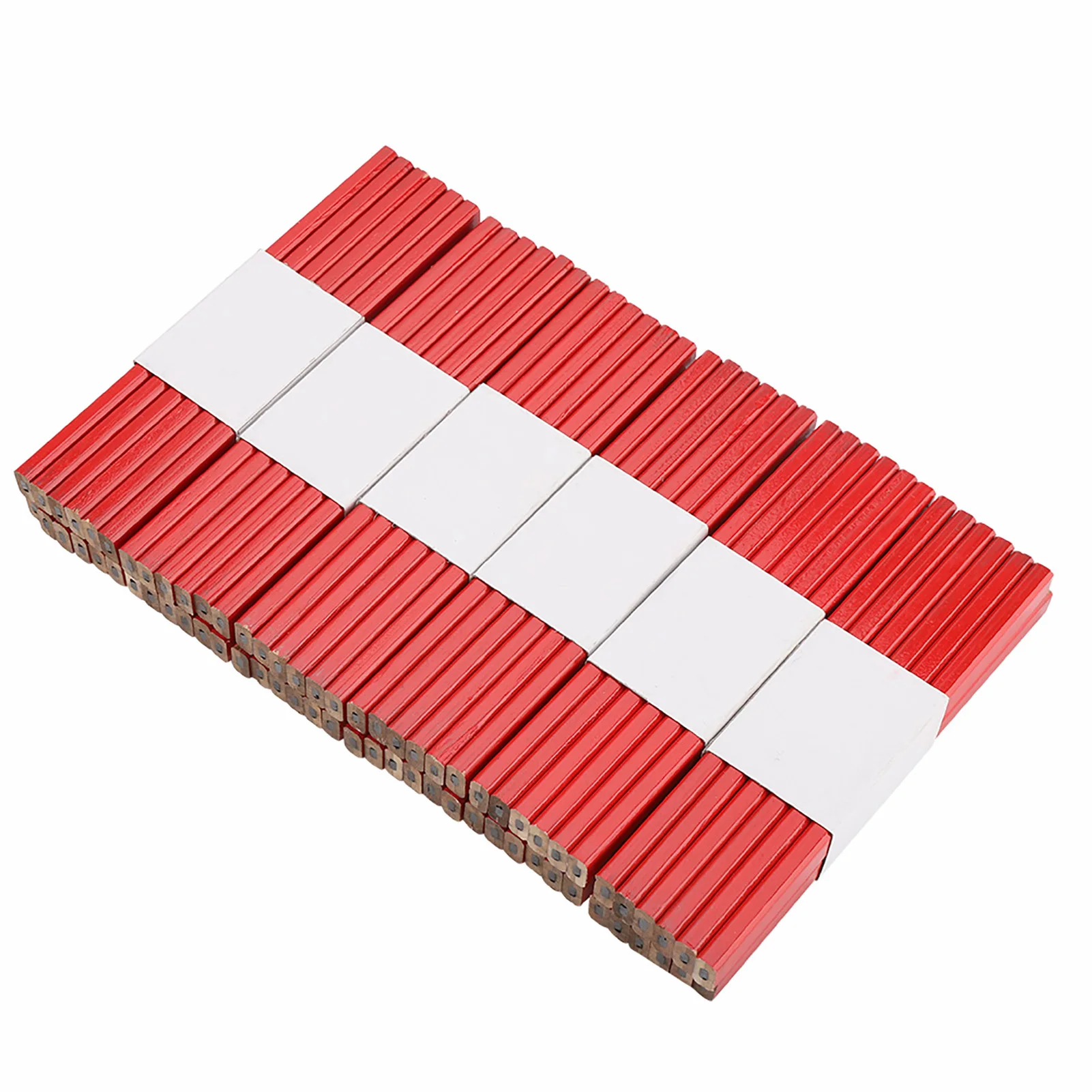 72 قطعة 175 مللي متر مثمنة الأحمر الصلب الأسود الرصاص نجار قلم رصاص النجارة بمناسبة أداة شقة الخشب البناء قلم رصاص