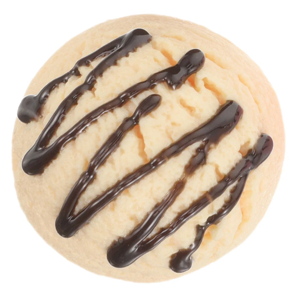Artificial Ice Cream Cone Model Cookie Stencils Prop Favors Realistic Balls Decor Toy