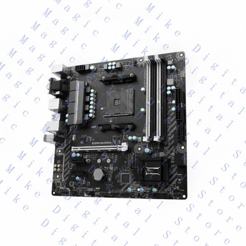 H  FOR MSI B350M BAZOOKA Motherboard AMD B350 Socket AM4 DDR4 M.2 m-ATX VGA Ryzen DVI-D