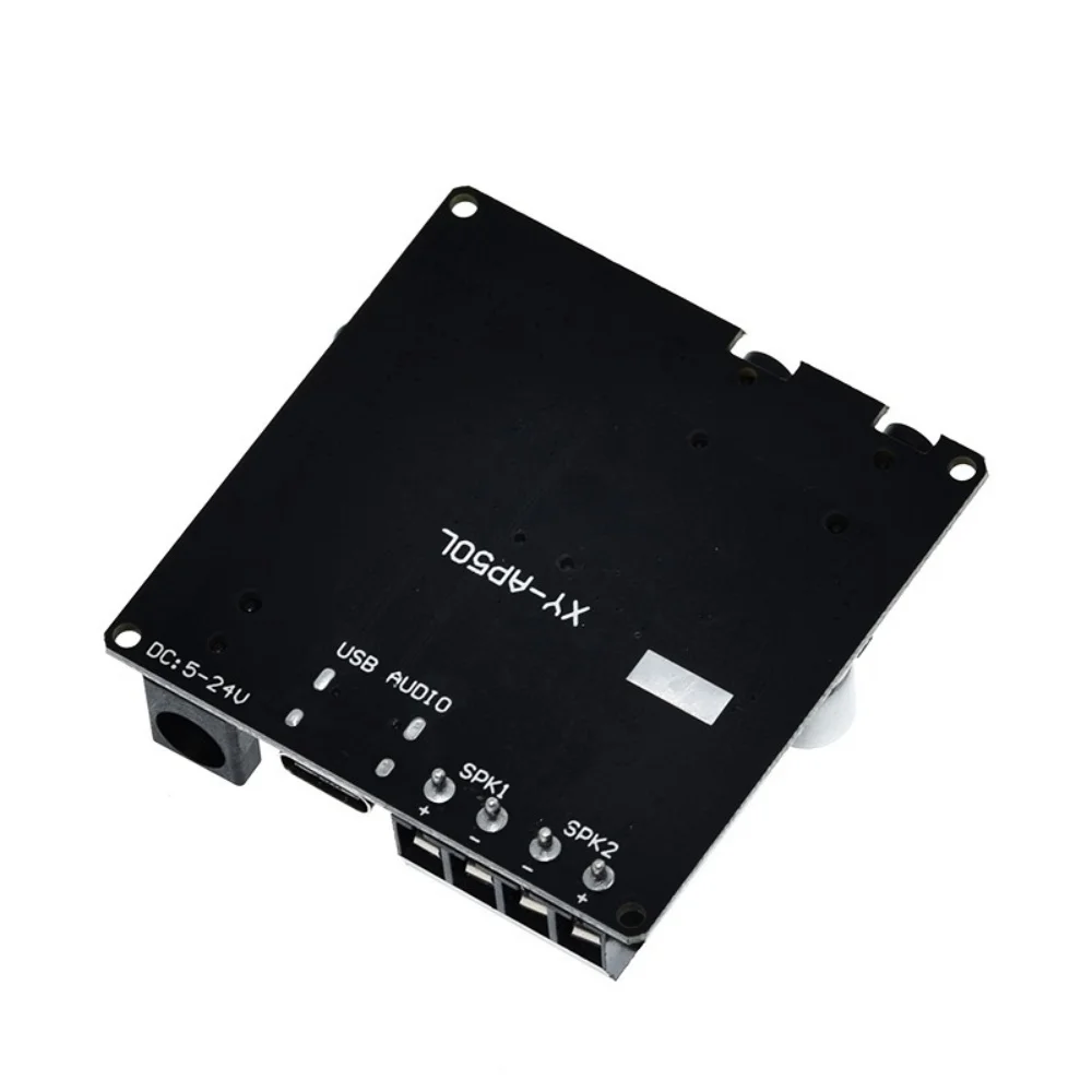 بلوتوث صغير 5.0 50 واط + 50 واط ثنائي القناة الصوت الطاقة مضخم رقمي مجلس مكبر صوت استيريو 3.5 مللي متر AUX USB APP XY-AP50L #5