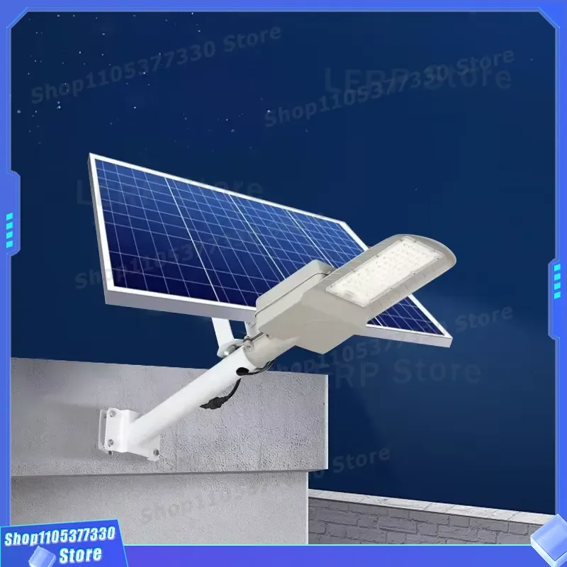 100W 200W 300W Solar Street Light High Brightness Outdoor Waterproof LED Lamp for Garden Road Yard Security Lighting Outdoor